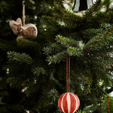 Broste Copenhagen Sphere Christbaum Kugel Pumkin Orange - 8cm - noord®