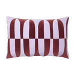 Christina Lundsteen Kissen Abigail 40x60 cm - wine/lavender - noord®