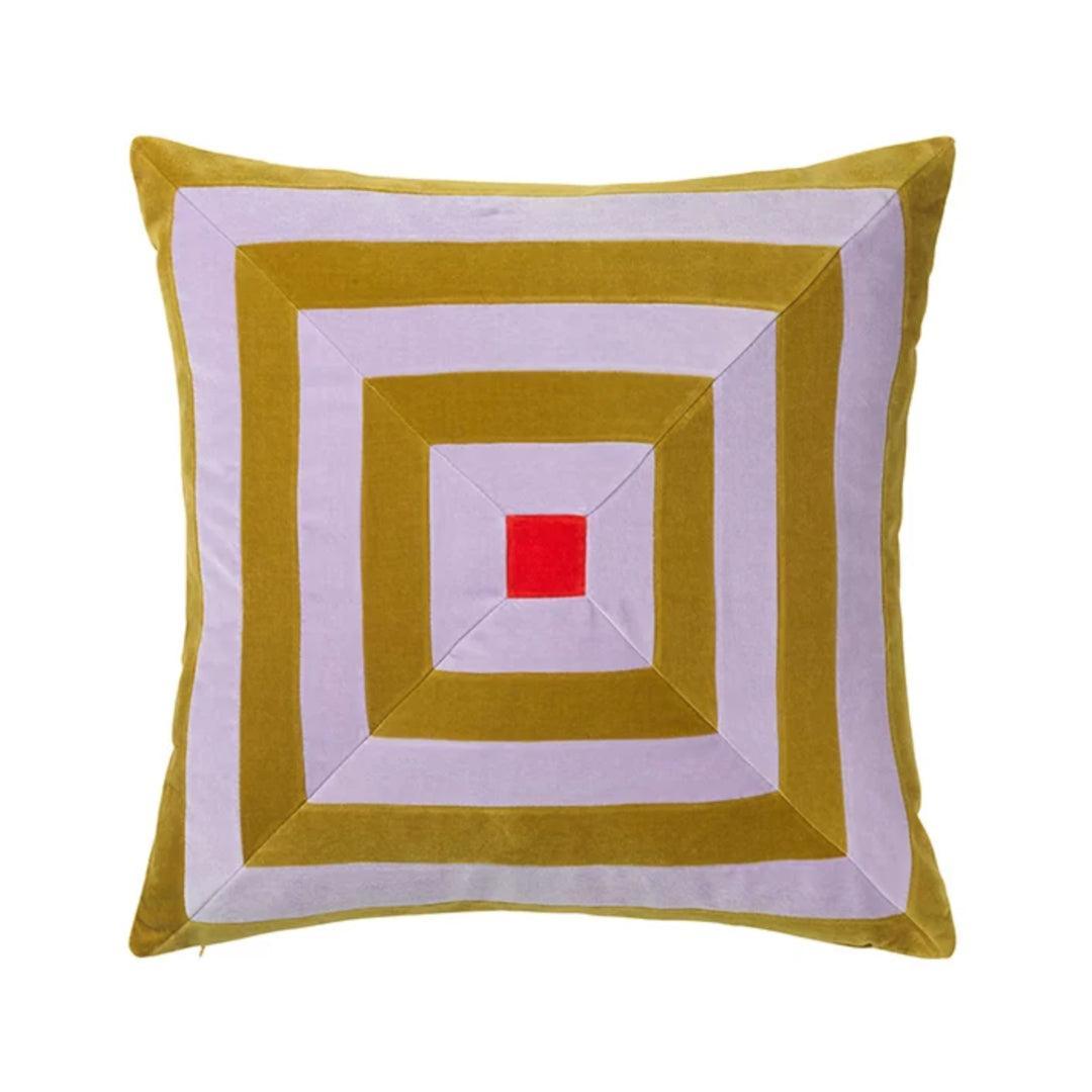 Christina Lundsteen Kissen Isabel 55x55 cm - golden olive - noord®