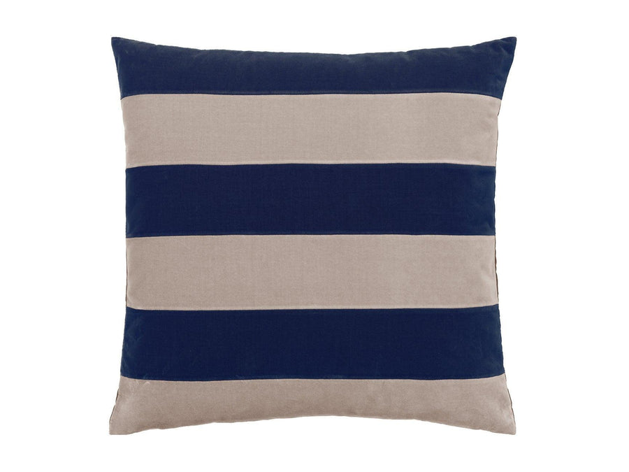 Christina Lundsteen Kissen Stripe 55x55 cm - dark blue/light kit - noord®