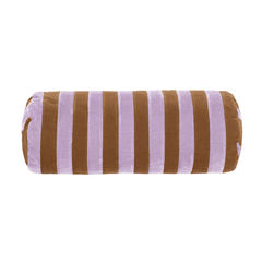 Christina Lundsteen stripe bolster Kissen 15x40 cm - lavender/caramel - noord®