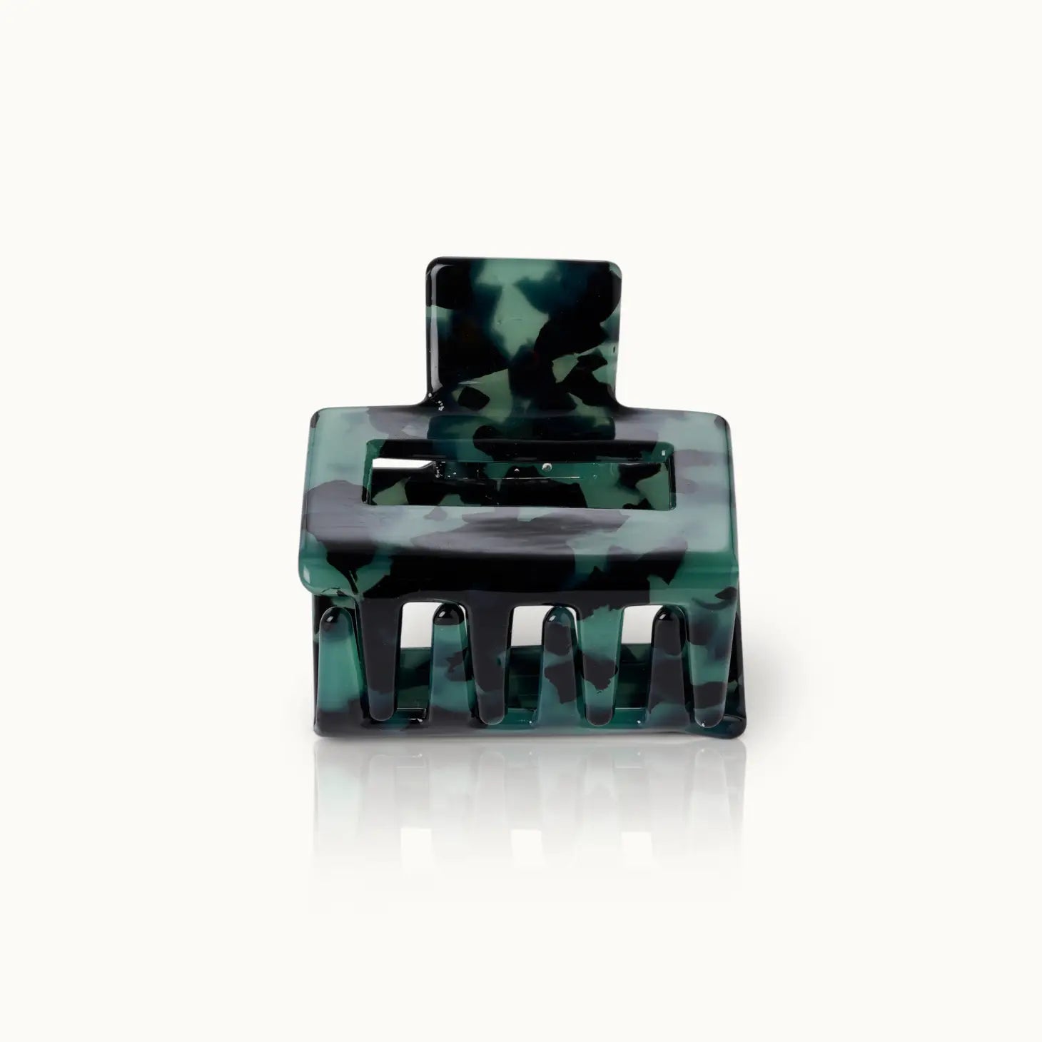 Hair Clip Square Green Leo - noord®
