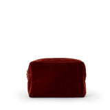Nordstjerne - small velvet cosmetic bag in rust color