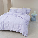 CRSP - Bettbezug Set Einzelbett "Wisteria lilac" (2 tlg.) - 140x200/220cm + 60x70cm - noord®