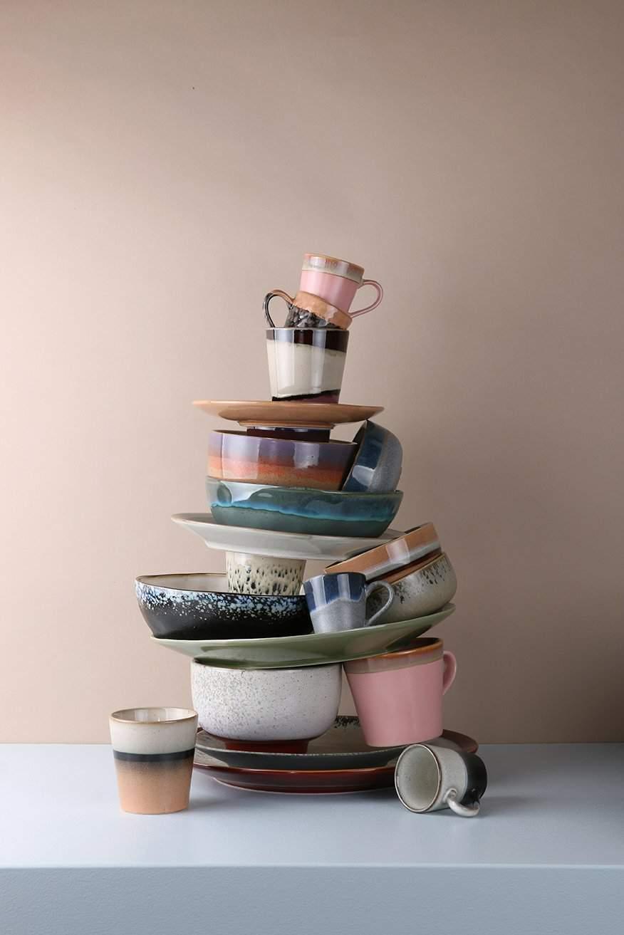 HKliving 70's Espressotassen - 4er Set - noord®