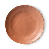 HKliving Bold & Basic Keramik Teller braun 21,5 cm - 2er Set - noord®