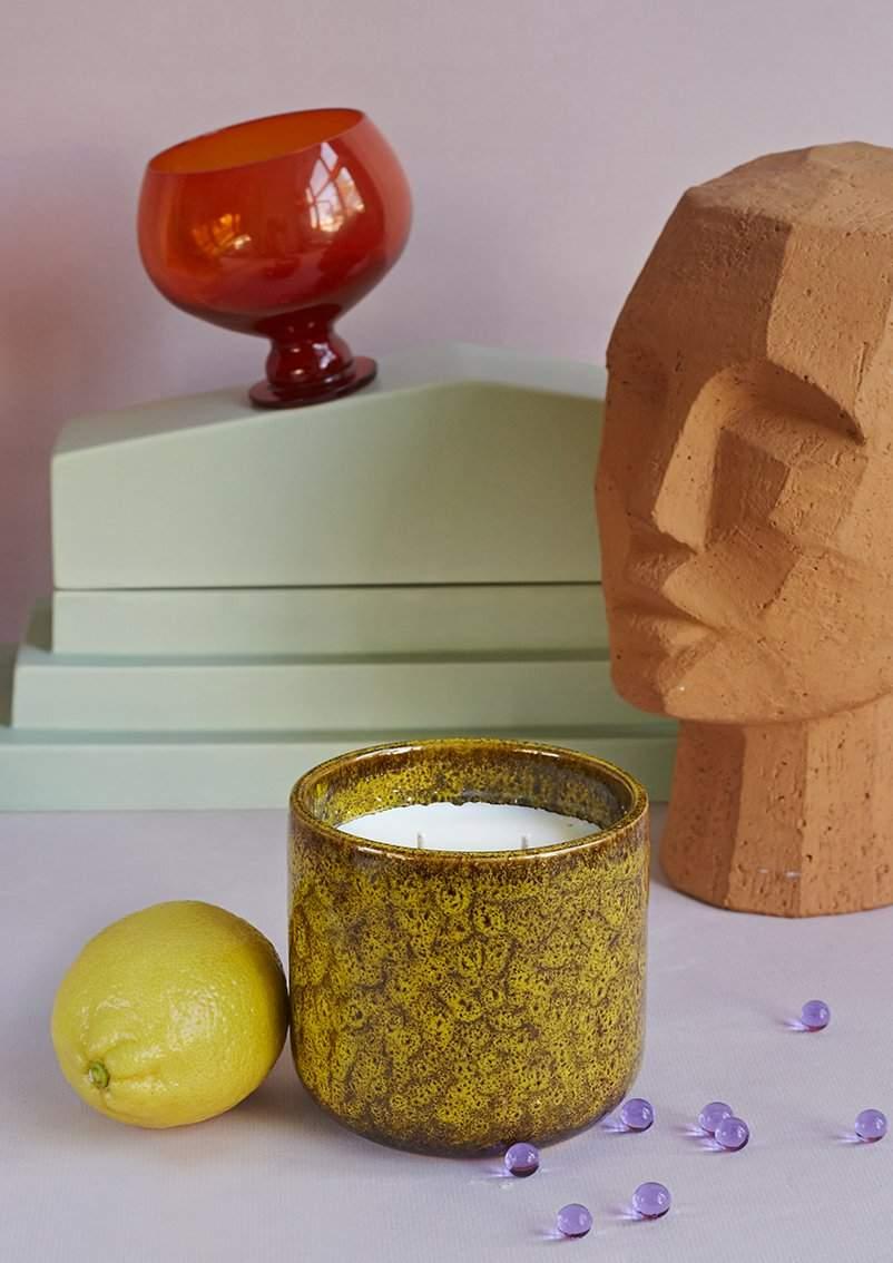 HKliving 70's Keramik Duftkerze - Cocktails in Manhatten - noord®