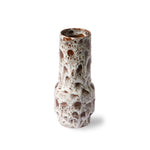 HKliving Keramik Retro Vase Lava weiß - 20,5cm - noord®