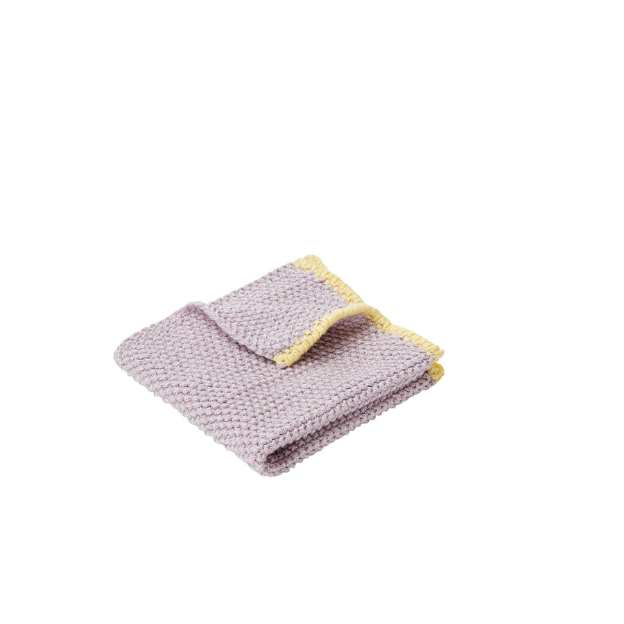 Hübsch Spültuch 30x30cm - gelb/lila - noord®