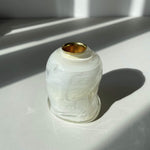 Kerzenhalter Opalglas Vanille - rd. 8cm - noord®