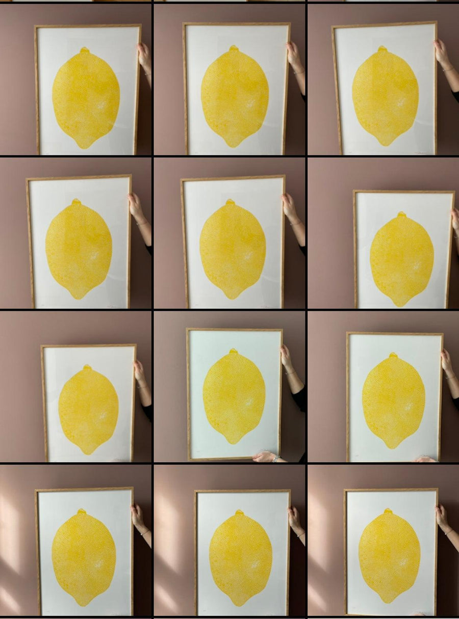 Monika Petersen Kunstdruck "Yellow Lemon" - 50 x 70 cm - noord®