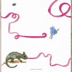 Paper Collective Kunstdruck „Charlie the Chameleon“- 50×70cm Paper Collective