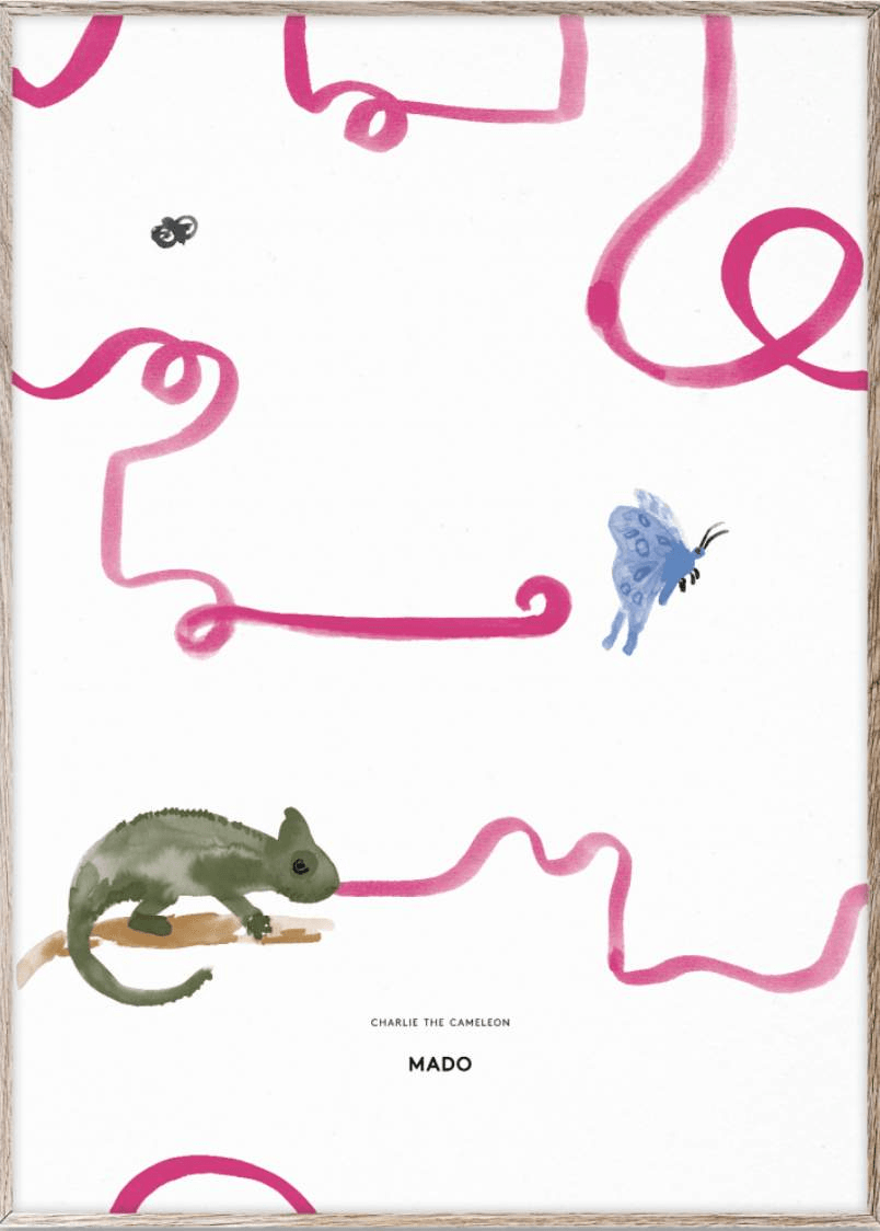 Paper Collective Kunstdruck „Charlie the Chameleon“- 50×70cm - noord®