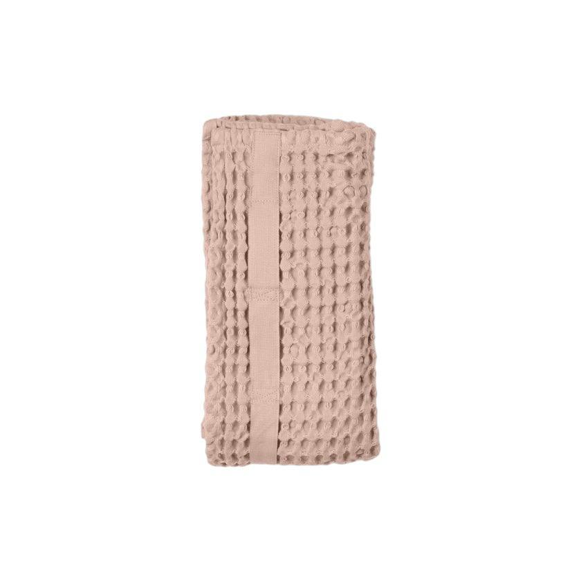 The Organic Company Big Waffle Handtuch pale rose - 50x75cm - noord®