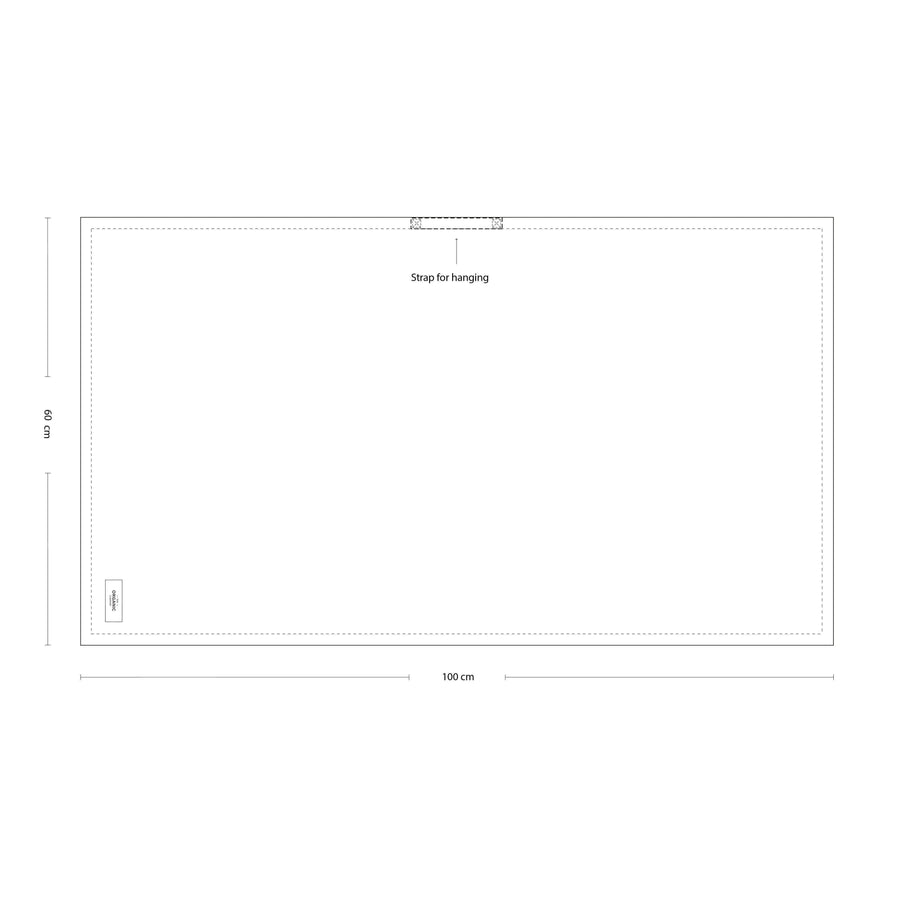 The Organic Company FINE Handtuch grey blue - 60x100cm - noord®
