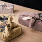 The Organic Company gift wrapping set earth colour - 3teilig - noord®
