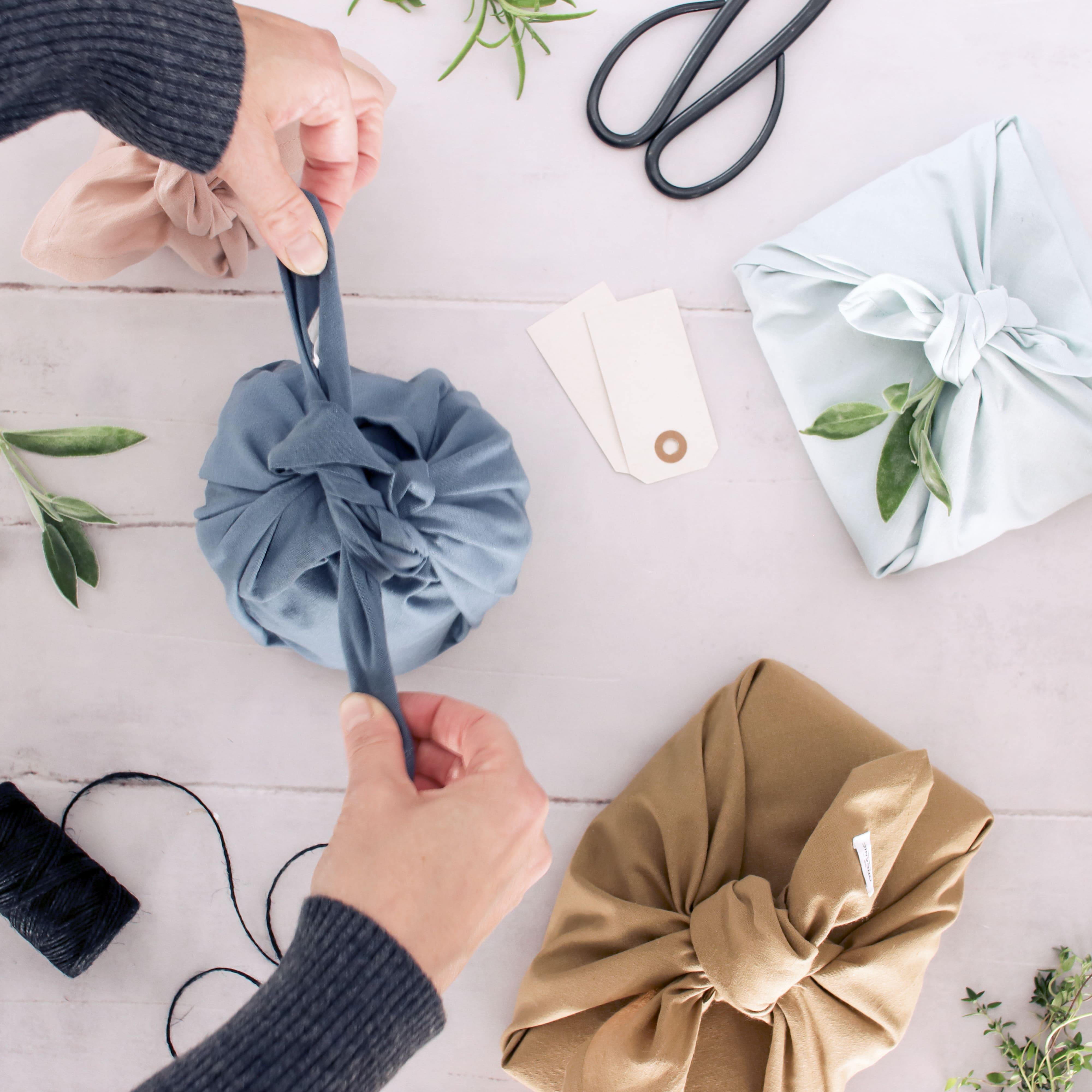 The Organic Company gift wrapping set floral colour - 3teilig - noord®