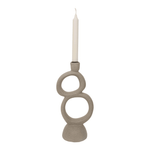 Urban Nature Culture Kerzenhalter Ecomix "grey speckle" - 29cm - noord®